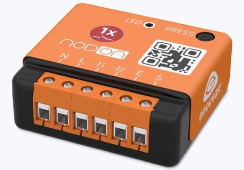 EnOcean one-channel relay switch.