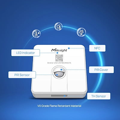 Milesight WS203 Motion, Temperature & Humidity Sensor Milesight WS203 Motion, Temperature & Humidity Sensor