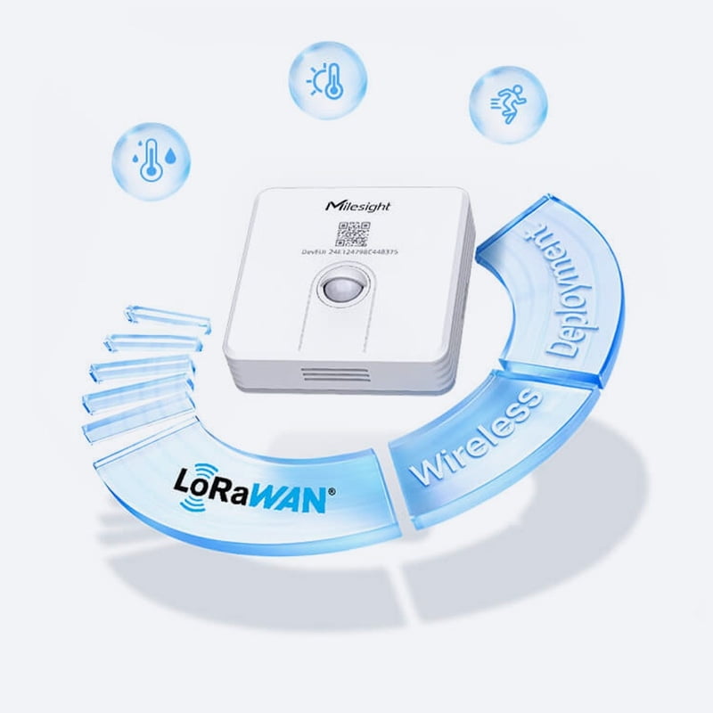 Milesight WS203 Motion, Temperature & Humidity Sensor Milesight WS203 Motion, Temperature & Humidity Sensor